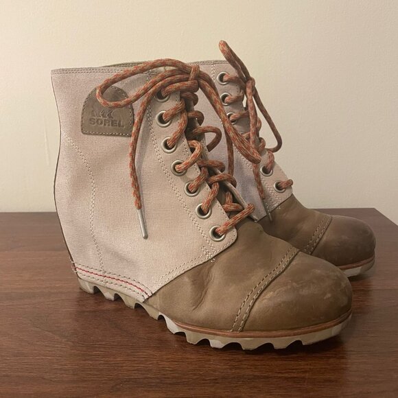 Sorel Lace Up Wedge Boot - Picture 2 of 6